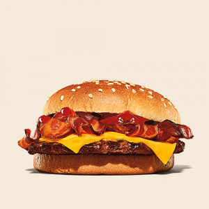 SINGLE BBQ BACON CHEESE BURGER