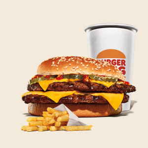COMBO DOUBLE CHEESE BURGER