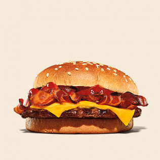 SINGLE BBQ BACON CHEESE BURGER