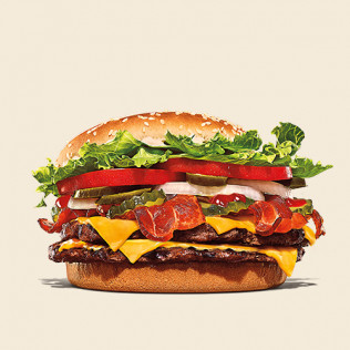 DOUBLE WHOPPER BBQ BACON AND CHEESE
