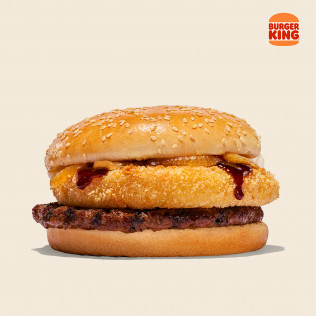 CHEESE RING BEEF BURGER 