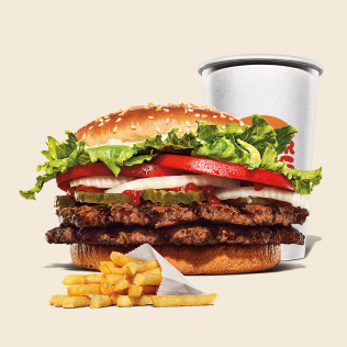 COMBO DOUBLE WHOPPER JR.